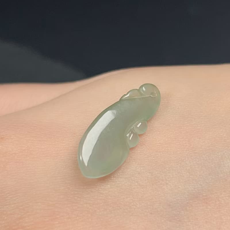 冰種翡翠花苞項鍊 | 天然緬甸玉A貨翡翠 | 送禮