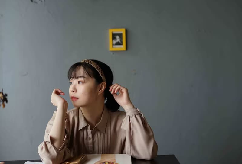 古董領帶改製手工髮箍-鎏金-蝴蝶結/窄版-情人節禮物