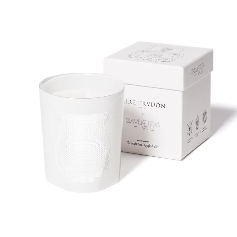 Cire Trudon x Giambattista Valli 波西塔諾白花香氛聯名蠟燭