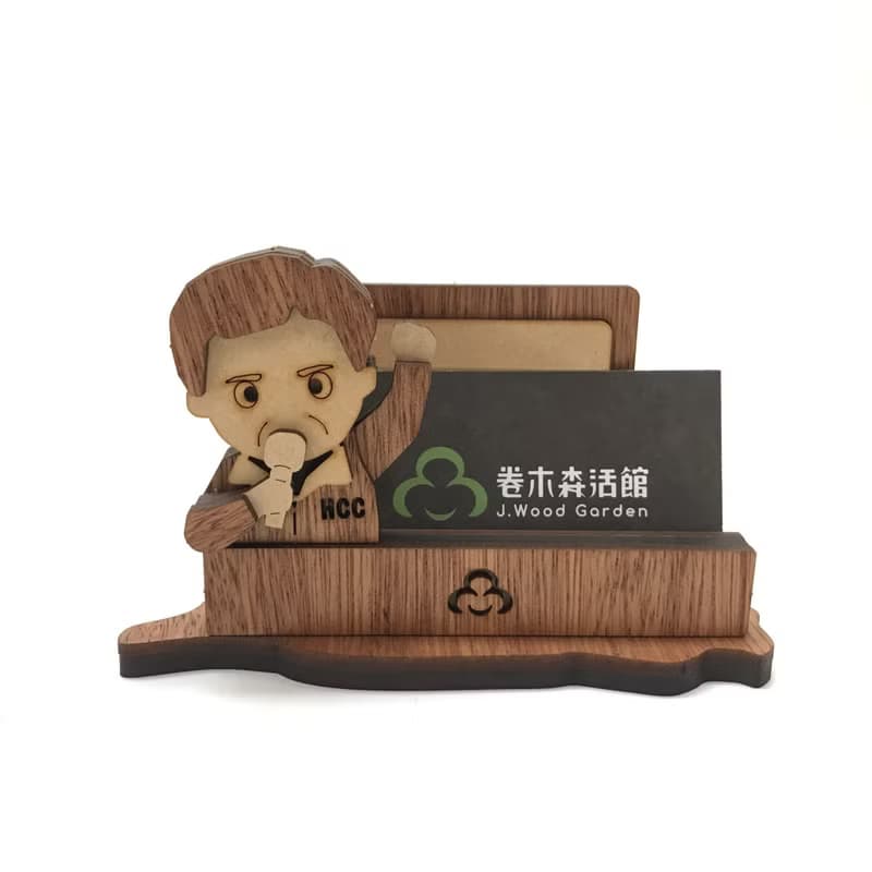 【絕版品售完不補】台灣加油 手機座 名片架 手作 DIY 木質 實用