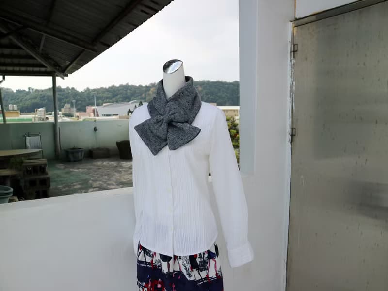 可調式短圍巾.保暖圍脖 雙面雙色 大人.小孩均適用