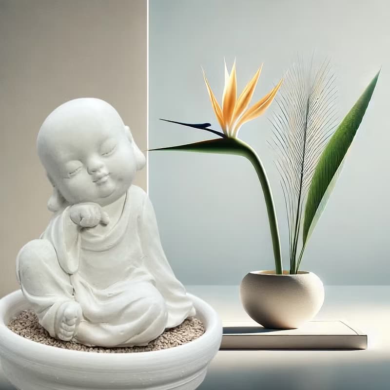 靜謐之美學 淨念吉祥小佛之(一念)小盤套組  精緻台灣文創禮品