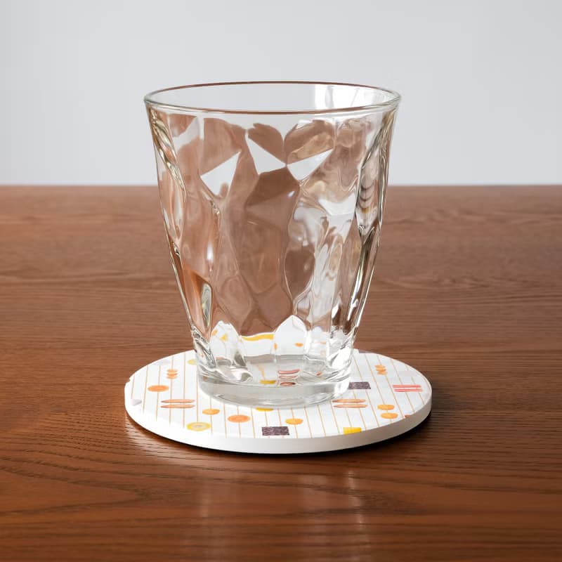 【錦源興】關東煮陶瓷吸水杯墊 l 底部防滑 鶯歌陶瓷製 禮物 新居