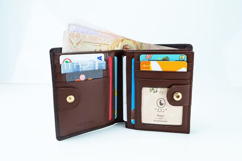 " Dark Chocolate " Pocket Book Short Wallet / Cow Leather 黑巧克力- 錢包-皮革