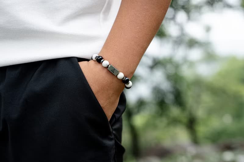 【陰陽】 |  金曜石 | 白松石 | 水晶手鍊