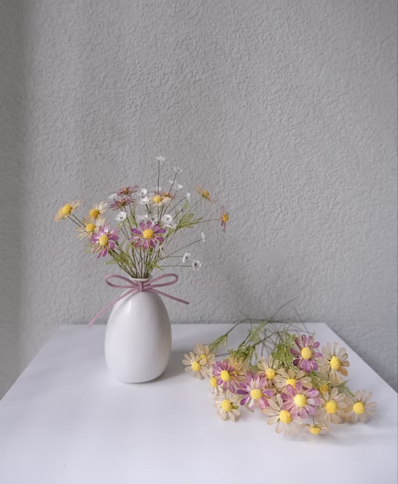 瓶子裡的春天_小雛菊