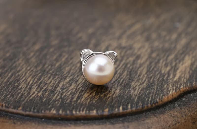 (三件組)手工925純銀x天然珍珠【捲耳、立耳、摺耳耳環】貓奴萬歲