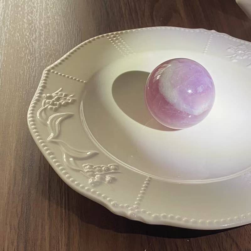 CrystalCorner隅石丨星海 • 天然羽毛螢石水晶球175丨淨化丨療癒