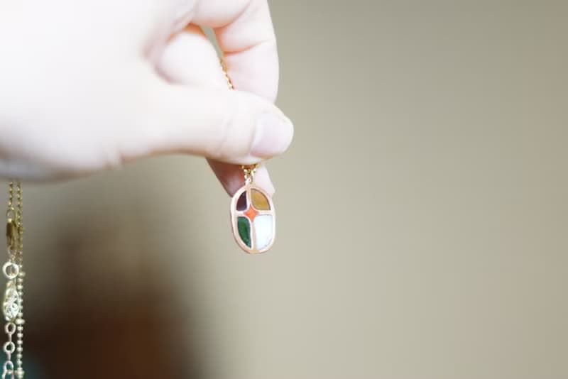 Aurora 尋光 紅銅琺瑯項鍊