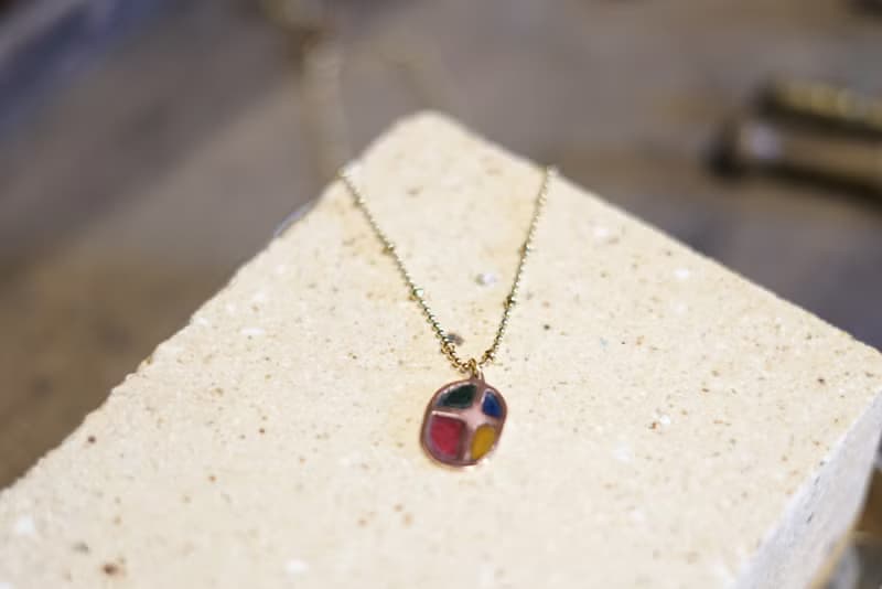 Aurora 尋光 紅銅琺瑯項鍊