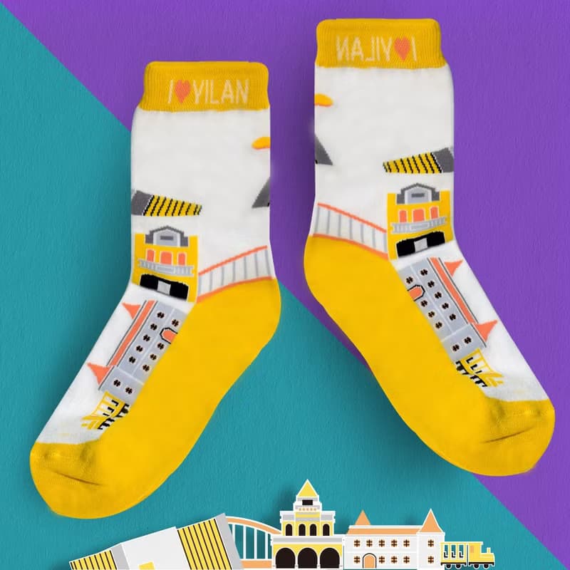 宜蘭好遊襪 (2入)-iLove Taiwan Ilan SOCKS
