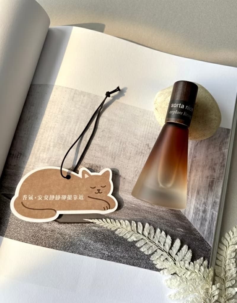 聖誕禮盒  香氛噴霧 × 小貓香氛片  |  這一刻 世界不急