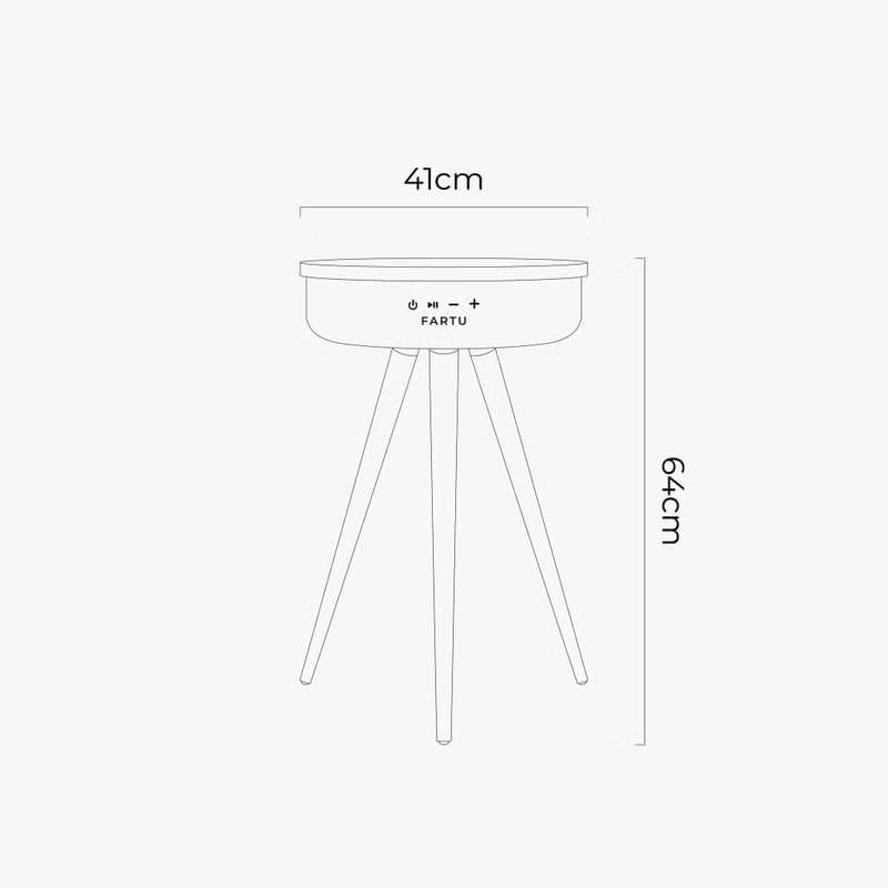 【官方限定】Need Table 藍牙音樂桌 - 玫瑰金