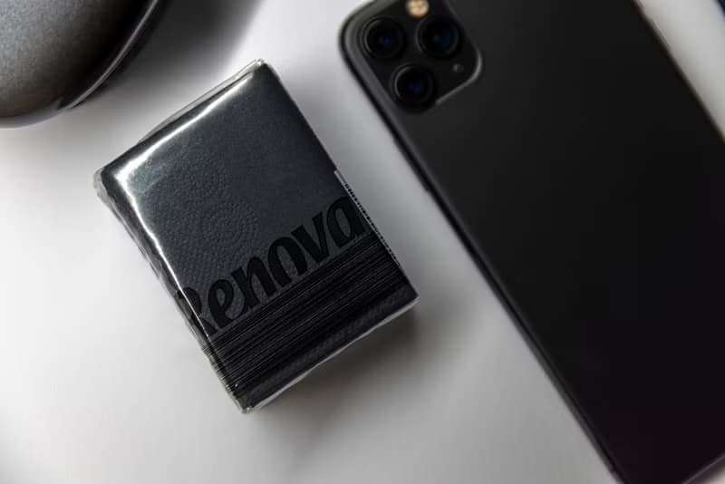 Renova黑標清潔用手帕紙巾-黑色無味時尚送禮首選品味百搭 大容量