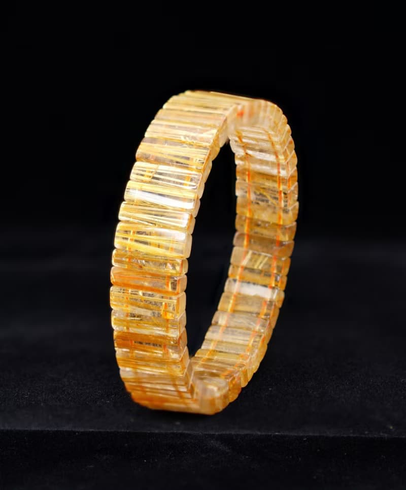 寶麗金珠寶-天然鈦晶手排