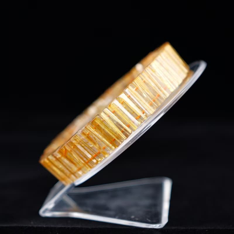 寶麗金珠寶-天然鈦晶手排