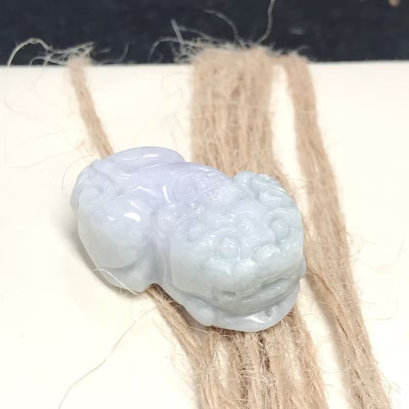 【招財神獸】春帶彩翡翠戰神貔貅|天然緬甸玉翡翠A貨| 送禮