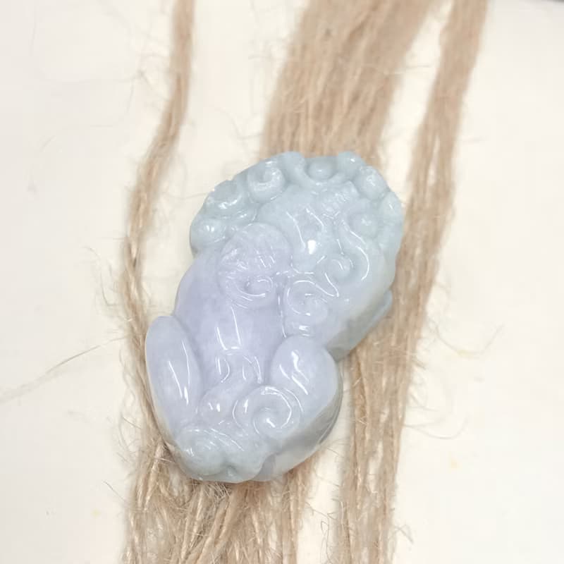【招財神獸】春帶彩翡翠戰神貔貅|天然緬甸玉翡翠A貨| 送禮
