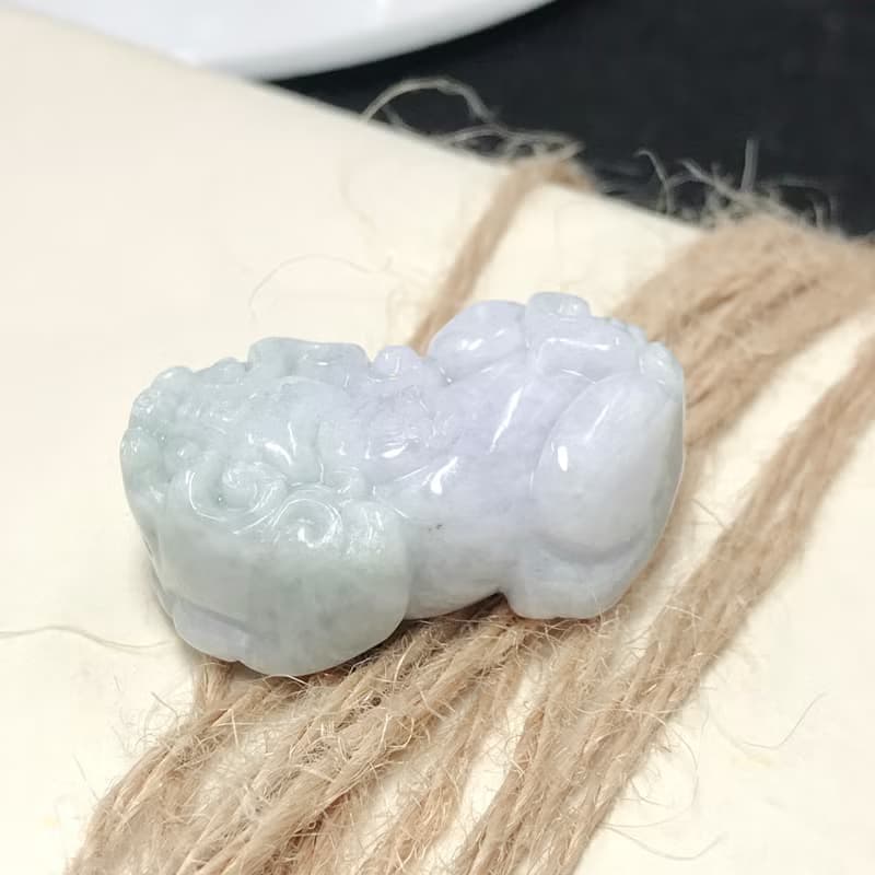 【招財神獸】春帶彩翡翠戰神貔貅|天然緬甸玉翡翠A貨| 送禮