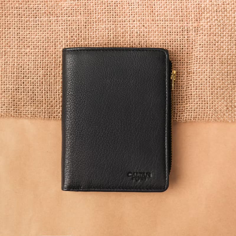 【24hr快速出貨】真皮簡約零錢短夾-2184 兩色 中短夾