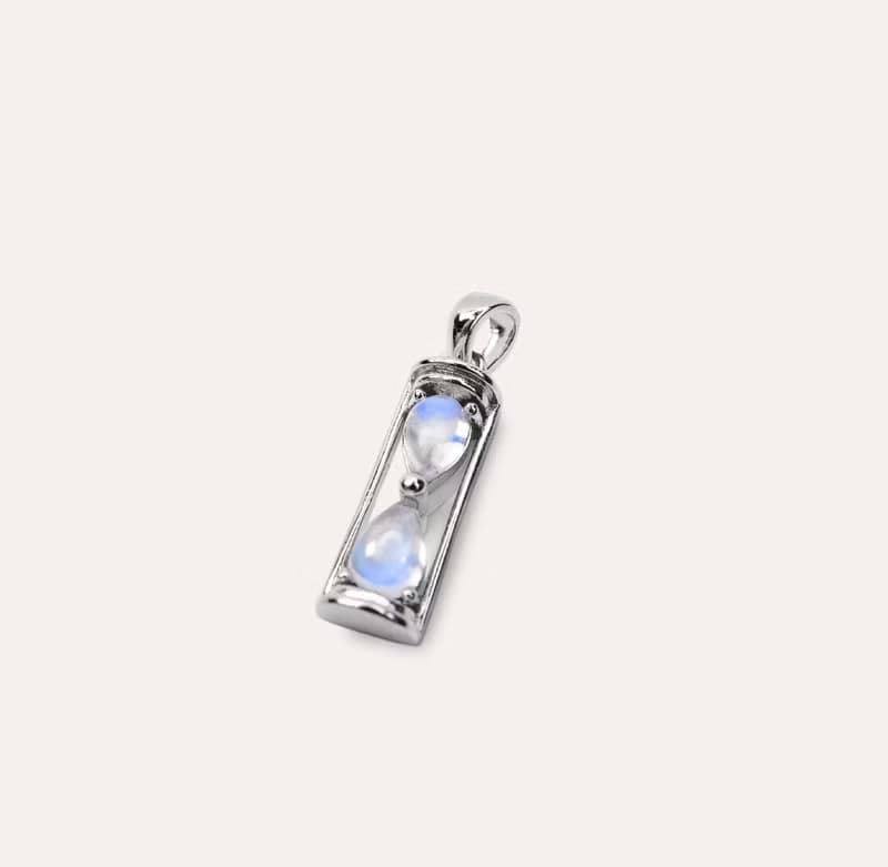 AND 月光石 藍色 水滴 4*6mm 墜子 幻想系列 Timeureole 天然寶石