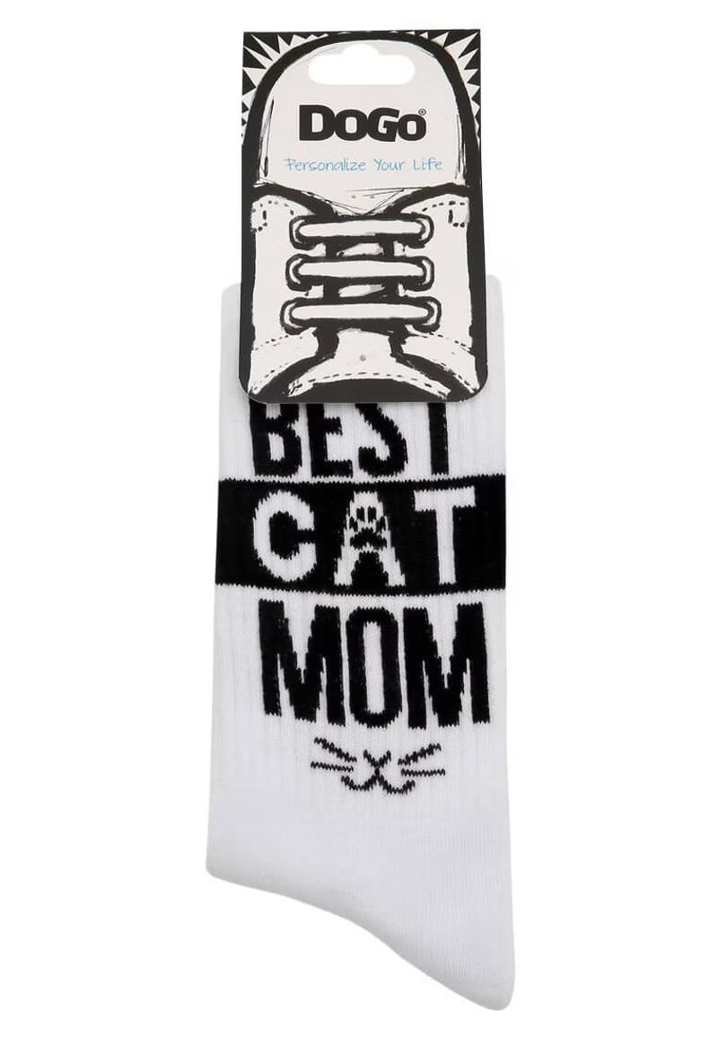 【幽默時尚】哈利波特 Best Cat Mom/WTF 等款式 中長襪子 中筒襪
