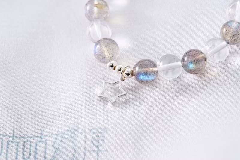 月夜越美晶石手鍊(含開光)月光石、白水晶、提升魅力、淨化磁場