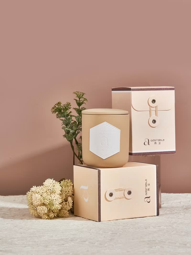 adorable而立 薄荷檸檬茶 手工香薰蠟燭235g 天然蠟材原創配方