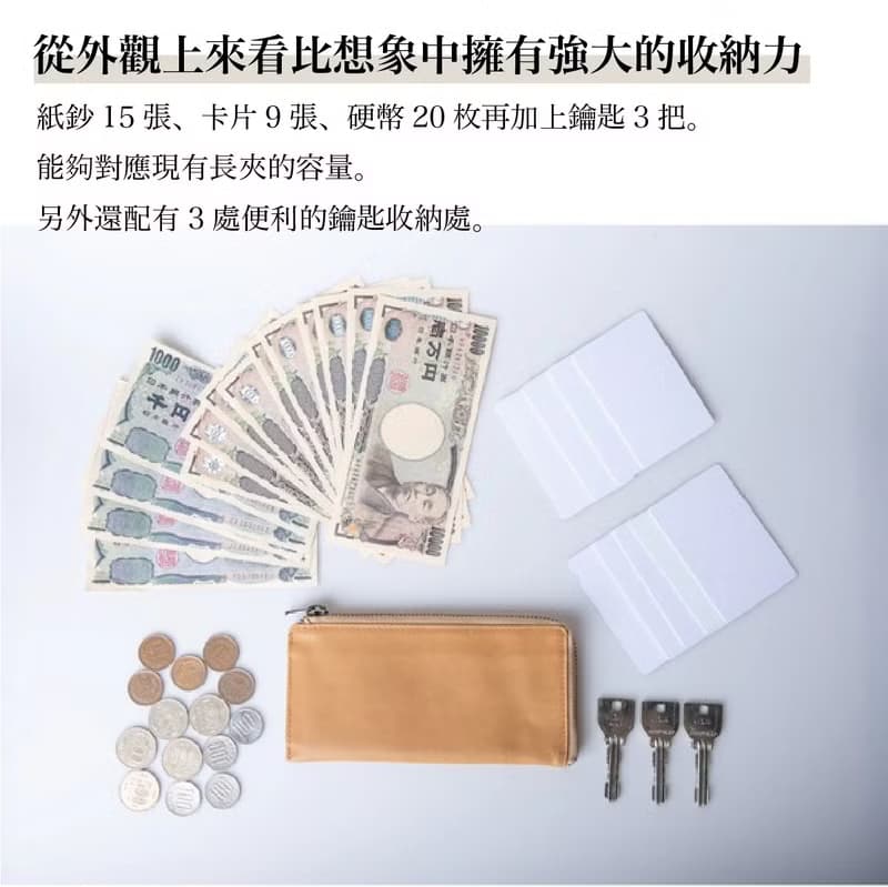 超薄長夾 TIDY Slim 日本設計 收納鑰匙 TIDY2.0