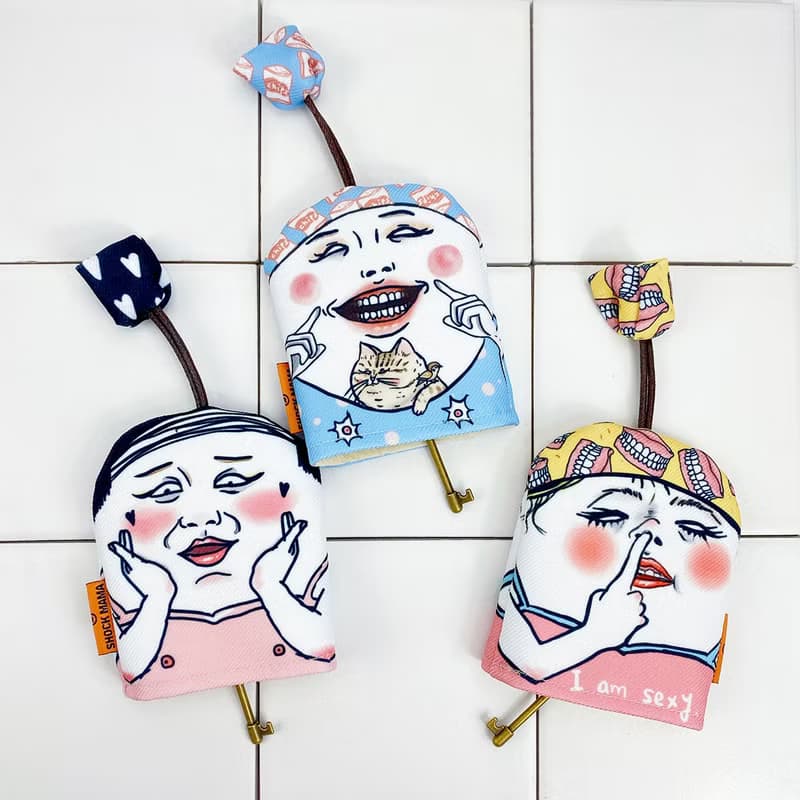 秃頭老伯 鑰匙收納包