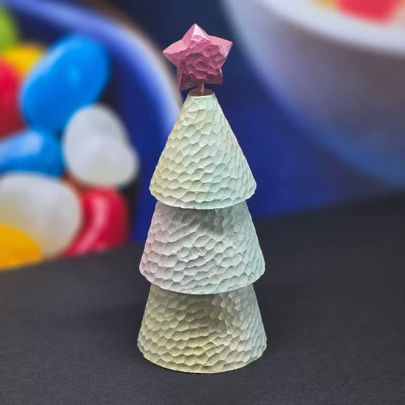 聖誕樹木雕創作