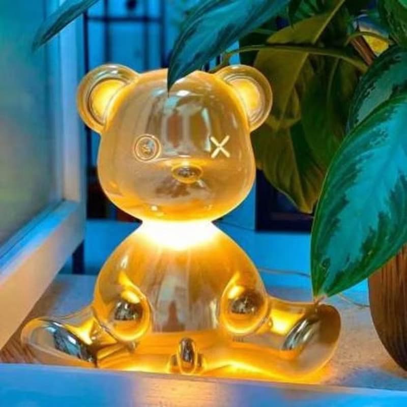 【品味時尚】QEEBOO 泰迪男孩造型燈 - 特別款金屬色 (共2色)