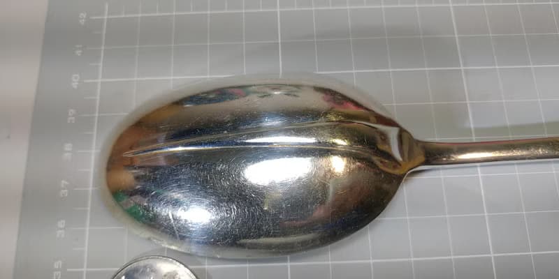 重量級1910年英國製Sheffield雪菲爾德純銀大湯匙長