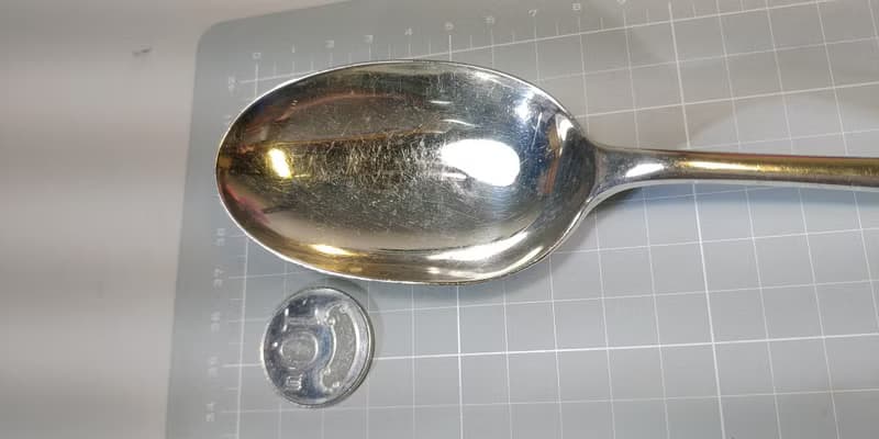 重量級1910年英國製Sheffield雪菲爾德純銀大湯匙長