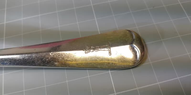 重量級1910年英國製Sheffield雪菲爾德純銀大湯匙長