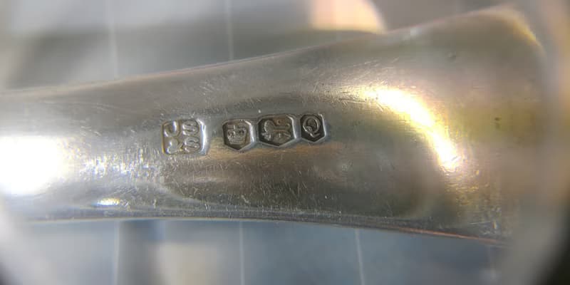 重量級1910年英國製Sheffield雪菲爾德純銀大湯匙長