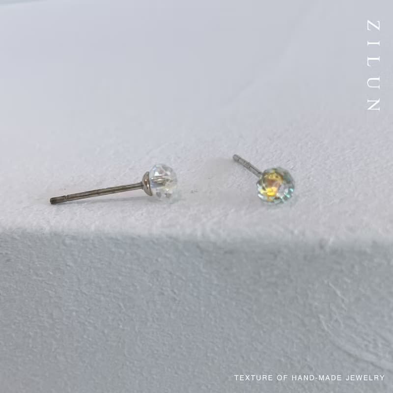 │日常│一縷陽光 • 純銀耳飾 • 耳夾 •  925silver