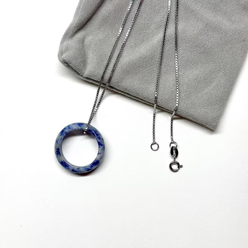 【海洋寶石戒】藍點石介指戒指