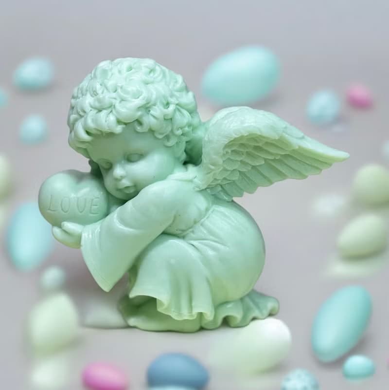 快速出貨  藝術香氛皂 天使愛心love (男) 精油香氛 手工皂