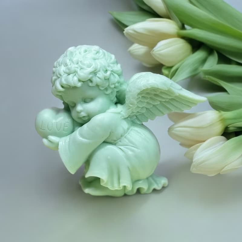 快速出貨  藝術香氛皂 天使愛心love (男) 精油香氛 手工皂