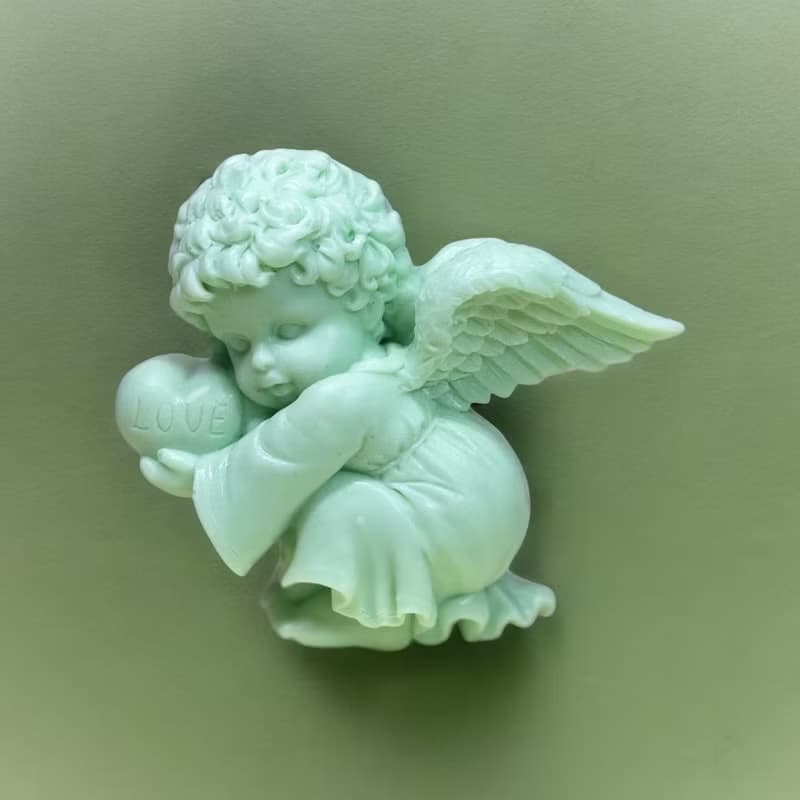 快速出貨  藝術香氛皂 天使愛心love (男) 精油香氛 手工皂