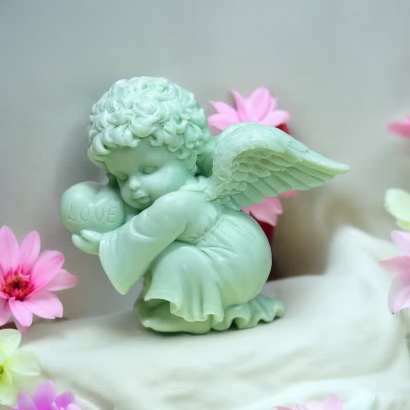 快速出貨  藝術香氛皂 天使愛心love (男) 精油香氛 手工皂
