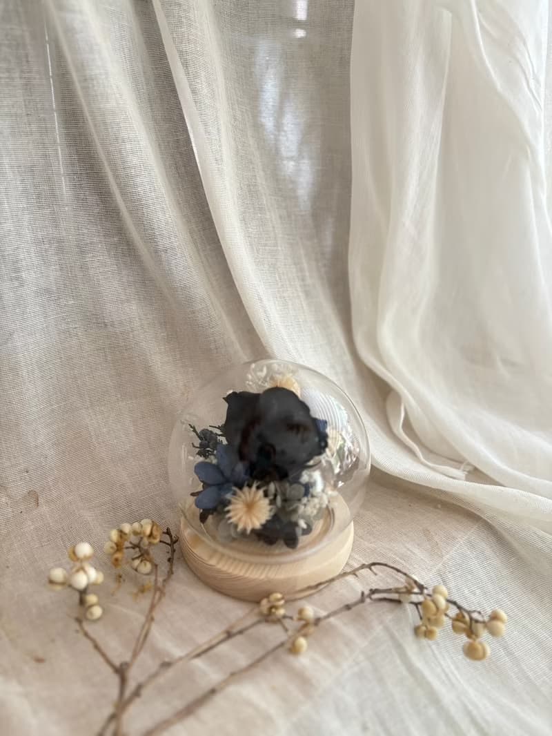 可急單 永生玫瑰花鐘罩 教師節禮物 畢業  生日禮