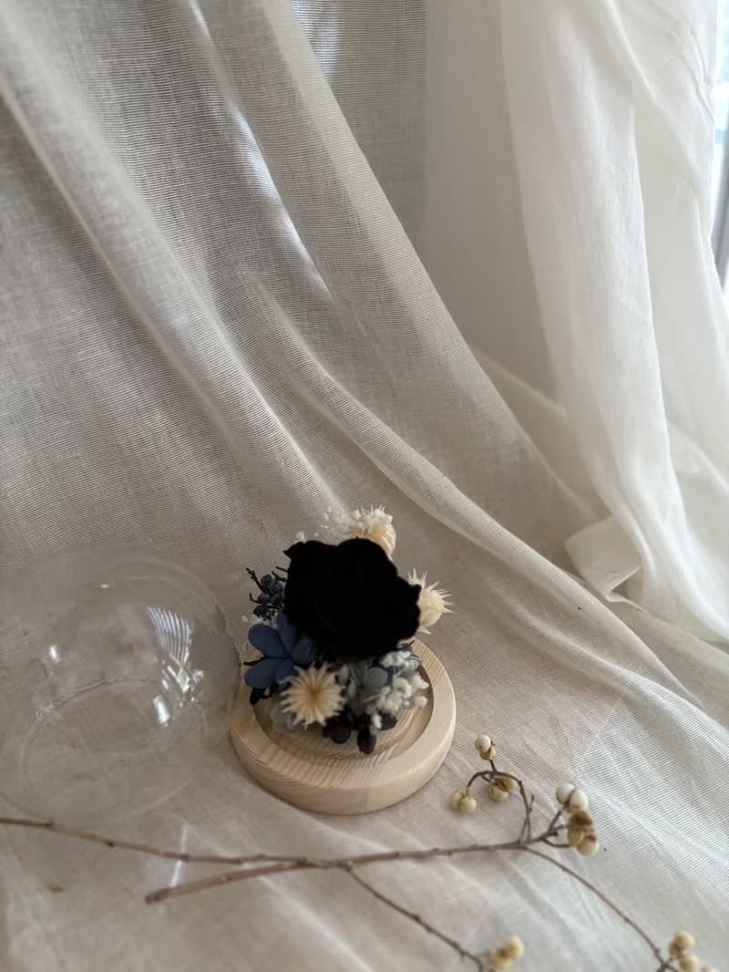 可急單 永生玫瑰花鐘罩 教師節禮物 畢業  生日禮