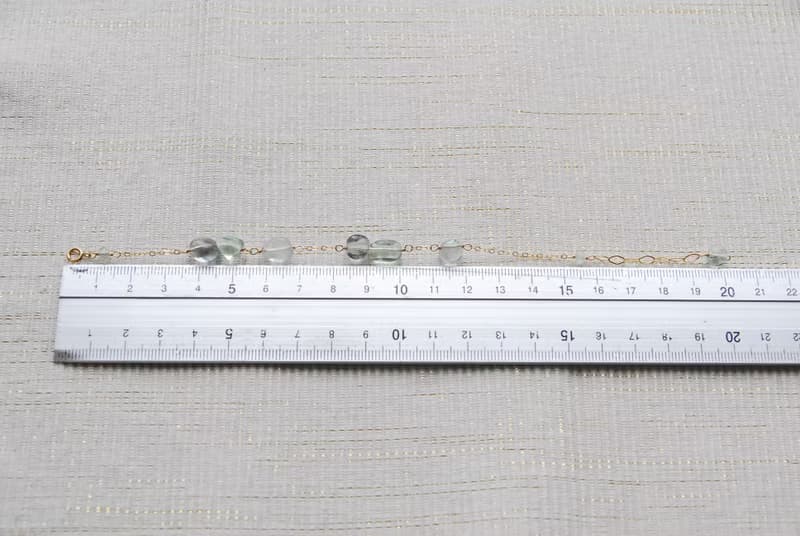 グリーンフローライトの風を感じるブレスレット  １４kgf