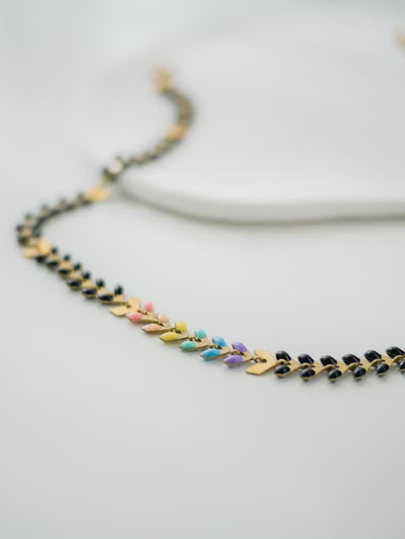 PRIDE 系列 - 黑彩虹 * LGBT 遊行 彩虹 黃銅 項鍊 手鍊 戒指