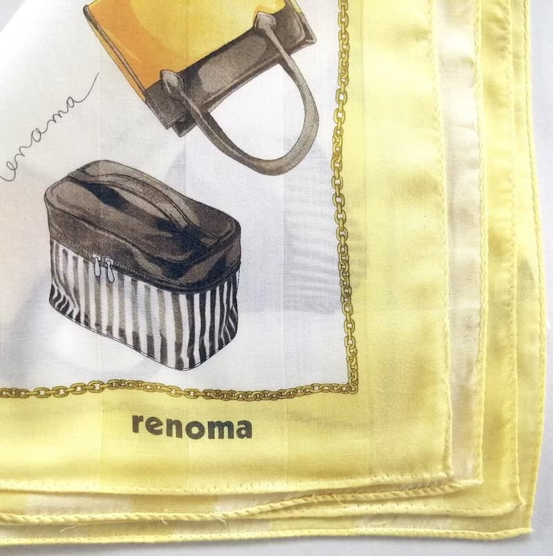 renoma Vintage Scarf Women Handbag Collection 23 x 22.5 inches
