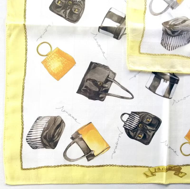 renoma Vintage Scarf Women Handbag Collection 23 x 22.5 inches