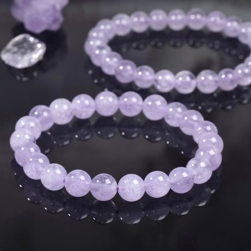 冰透薰衣草紫水晶手鍊│8mm 心靈療癒 人緣姻緣 貴人緣 開運飾品