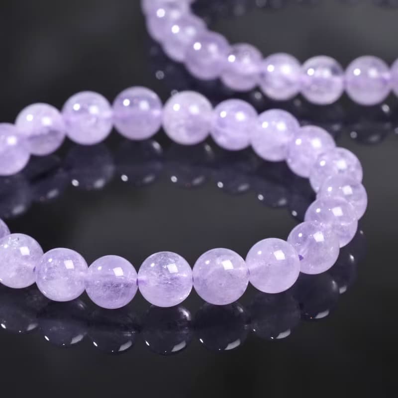 冰透薰衣草紫水晶手鍊│8mm 心靈療癒 人緣姻緣 貴人緣 開運飾品